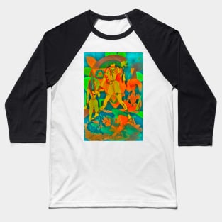 Chinnamasta Psychedelic Baseball T-Shirt